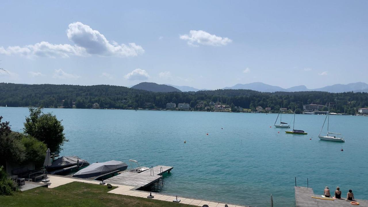 Ferienwohnung Velden Am See - 24 Holiday Mit Seezugang フェルデン・アム・ヴェルターゼー エクステリア 写真